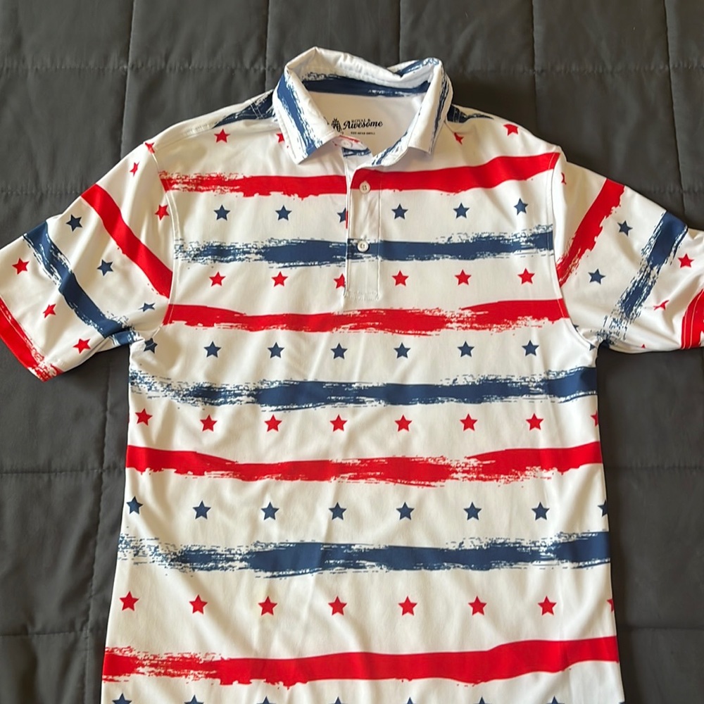 Golf Polo America Royal & Awesome